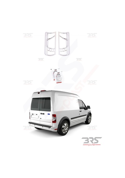 Ford Connect Uyumlu 2009-2014 Stop Çeçrevesi 2 Parça Abs Krom Kaplama