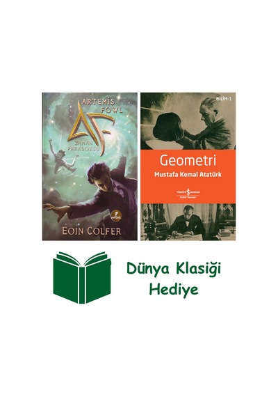 Artemis Fowl 6 - Zaman Paradoksu + Geometri + Dünya Klasiği Hediye