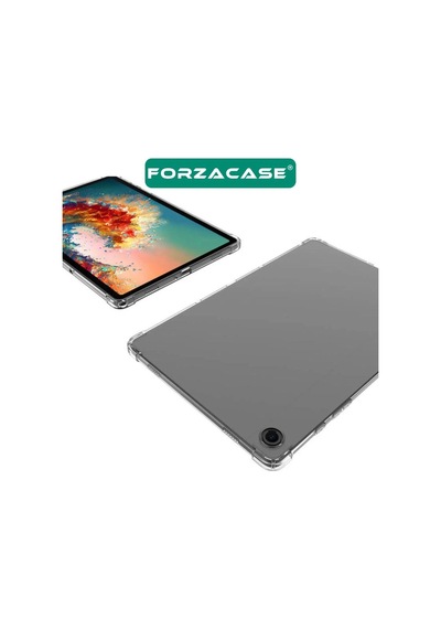 Forzacase Samsung Galaxy Tab A11 Plus 11 İnç X310 İle Uyumlu Anti Shock Silikon Kılıf Şeffaf - Fc014 Arka Kapak