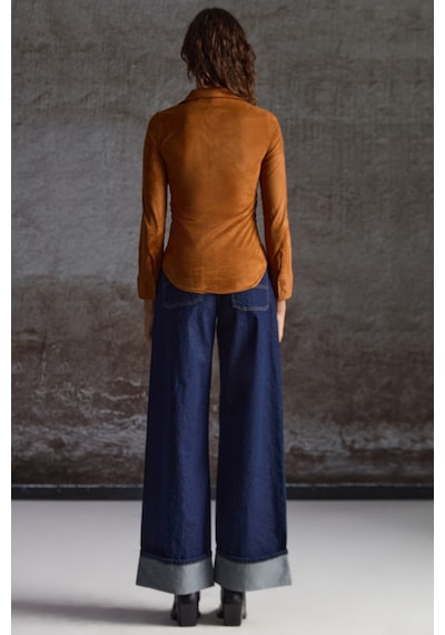 Grımelange Bogotan Kadın Slim Fit Vücudu Saran Süet Belden Bağlamalı Ipli Kahverengi Gömlek Kahverengi Grımelange Bogotan Kadın Slim Fit Vücudu Saran Süet Belden Bağlamalı Ipli Kahverengi Gömlek Kahverengi