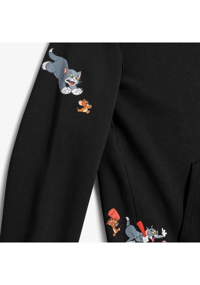 Converse X Tom & Jerry Unisex Siyah Sweatshirt10028756