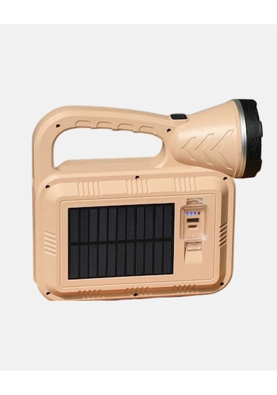 Solar Alev Işığı Cob Teknolojili Taşınabilir El Feneri Ve Kamp Lambası Çok Renkli