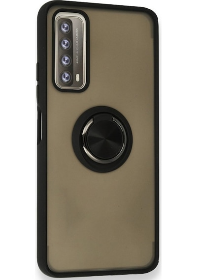 Huawei P Smart 2021 Kilif Montrea Ring Yüzük Stantli Kapak 494951775