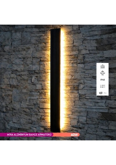 Ack Bahçe Armatürü Mira Osram Led 13w 600mm Ag40-02102