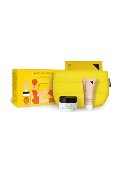Diego Dalla Palma Sc Vitamin C Kırışık Önleyici Krem 50 Ml + Makyaj Temizleyici 50 Ml + Maske 15 Ml + Çanta 8017834899467