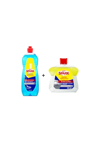 Asperox Sparx Parlatıcı& Kurutucu750 ML + Makine Temizleyici 250 ML