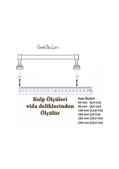 160mm Lüks Aleminyum Metal Boru Kulp Dolap Çekmece Modern Dolap K