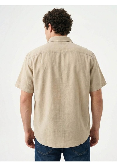 Loft Relax Fit Bej Erkek Gömlek Lf2035478