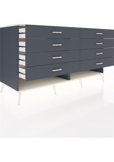 Kronos Konsol 8 Çekmeceli 176x59x99 Antrasit-aytaşı/antrasit Aytası/antrasıt - Antrasıt Kronos Konsol 8 Çekmeceli 176x59x99 Antrasit-aytaşı/antrasit Aytası/antrasıt - Antrasıt