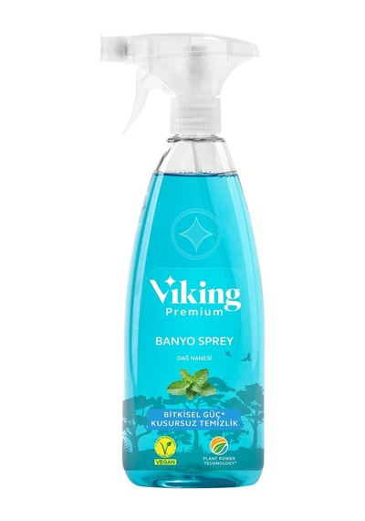 Viking Banyo Spreyi Dağ Nanesi 750 Ml Açık Gri