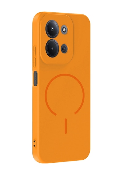 Xiaomi Redmi 15c Kılıf M-safe Şarj Özellikli Zore Meta Kapak Mürdüm