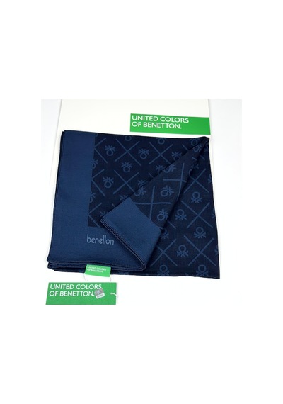 Benetton Elegante Uno Şal 1026 Lacivert