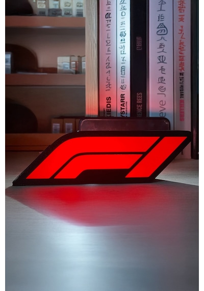 Formula 1 Hayranlarına Özel Led Gece Lambası Çok Renkli
