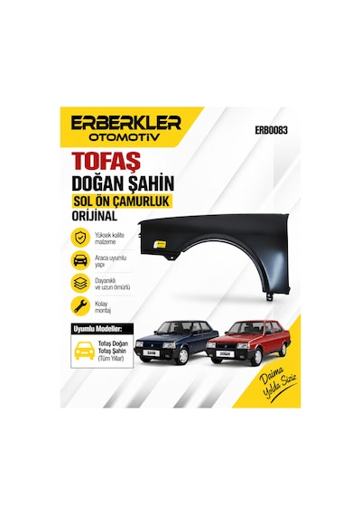 Tofaş Doğan Şahin Sol Ön Çamurluk  - Erb594