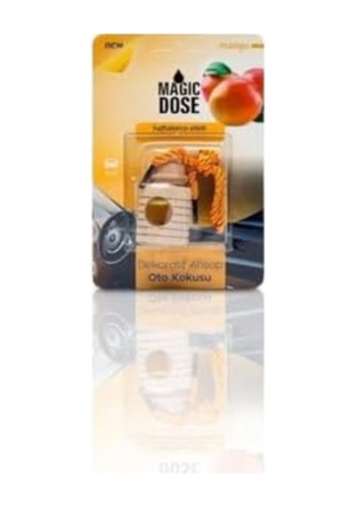 Autokit Magic Dose Dekoratif Kokulu Ahşap Ayna Süsü Mango Acı Badem