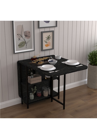 Asra Trend Metal Ayaklı Katlanır Mutfak Masası KM-31 %100 MDF Akıllı Yemek Masası Royal Mermer Asra Trend Metal Ayaklı Katlanır Mutfak Masası KM-31 %100 MDF Akıllı Yemek Masası Royal Mermer