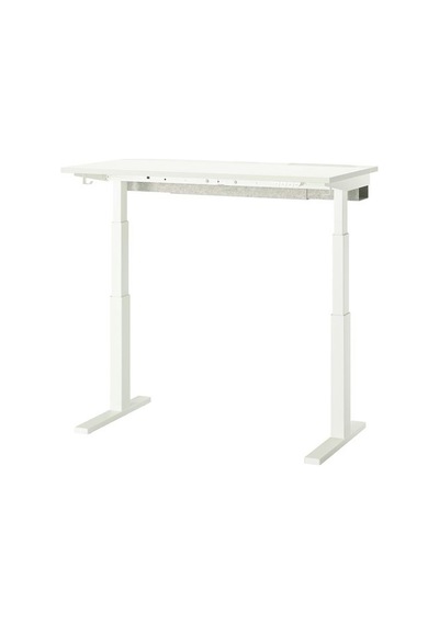 Ikea Mıttzon Çalışma Masası Ek Ünite, Beyaz, 120x12 Cm