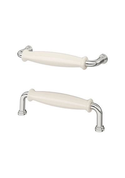 Ikea Klıngstorp 2'li Mobilya Kulpu 141 Mm Krom - Beyaz