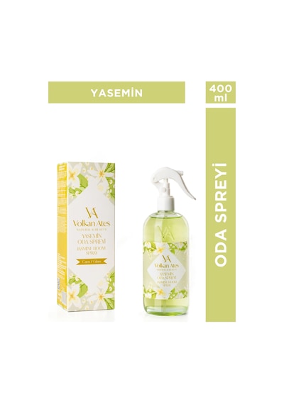 Volkan Ates Natural & Beauty Yasemin Kokulu Oda Spreyi Cam Şişe 400 Ml