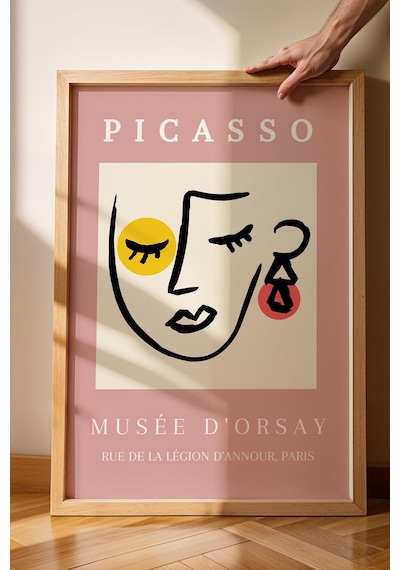 Pablo Picasso Musee D' Orsay Çerçeveli Tablo - Eklektik Tarz Duvar Dekoru