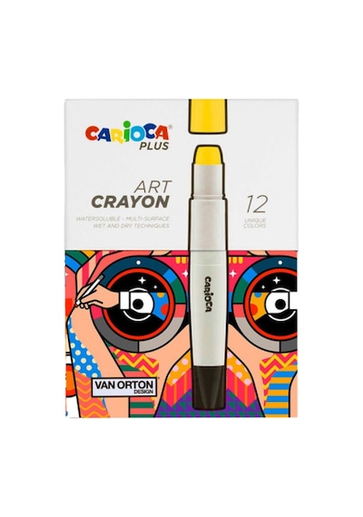 Carioca Plus Art Crayon Boya 12 Li Kutu 45213 Standart