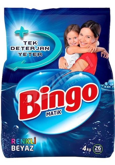 Bingo Matik Renkli & Beyaz 4 Kg Diğer