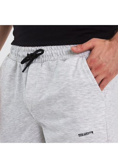 Slazenger ORIA Erkek Cepli Gri Şort