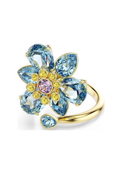 5709031 Swarovski Yüzük Idyllıa:rıng Blue Mul/gos 55 Metalik