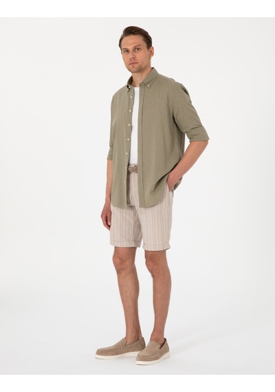 Pierre Cardin Erkek Haki Şort / Bermuda 50301806-vr027 Haki Pierre Cardin Erkek Haki Şort / Bermuda 50301806-vr027 Haki