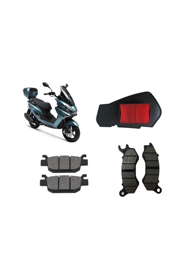 Rks Newlight 125 Pro Bakım Seti Ön-arka Balata Ve Hava Filtresi