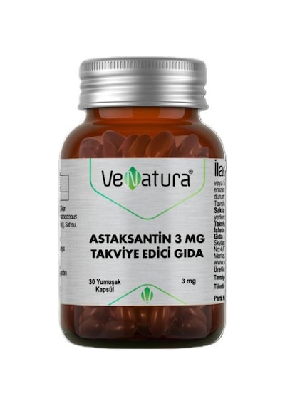 Venatura Astaksantin 3 Mg 30 Kapsül