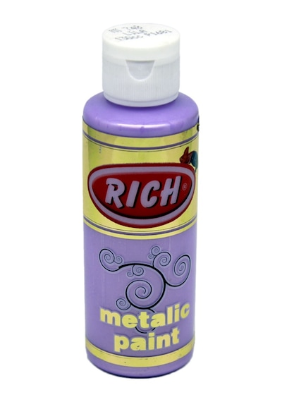 Rich Metalik Akrilik Boya 0748 Lila 130 Cc