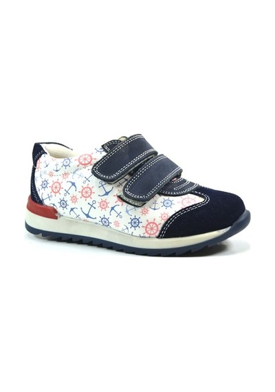Toddler 47293 Deri Lacivert Ortopedik Erkek Çocuk Spor Ayakkabı