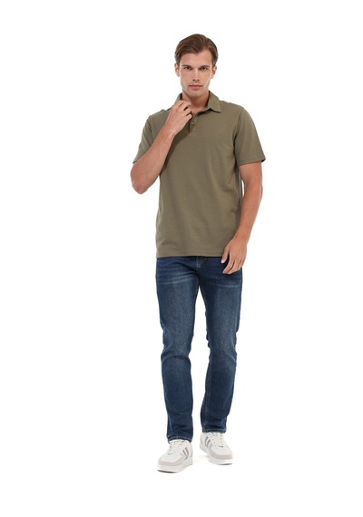 Kinetix Mb Legato 12bs501 Haki Erkek Polo Yaka Kısa Kol T-shirt 000000000102203788