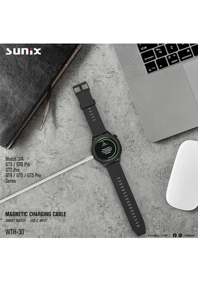 E-kervan Huawei Watch Serisi Manyetik Saat Şarjı Type-c Girişli Huawei Watch Saatler İçindir Wth-30
