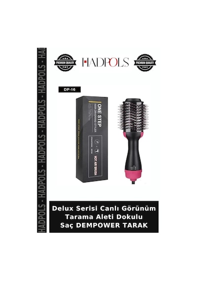 Delux Serisi Canlı Görünüm Tarama Aleti Dokulu Saç Dempower Tarak