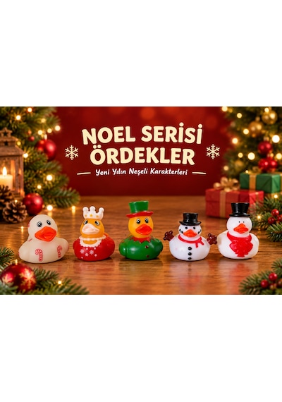 Yeni Yıl Karakter Tasarım Plastik Ördek Jeep Ördek Diğer