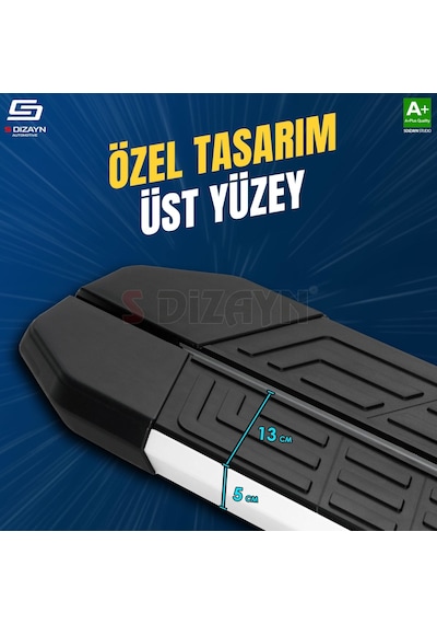 S-dizayn Fiat Doblo 3 Newline Aluminyum Yan Basamak 203 Cm 2023 Üzeri