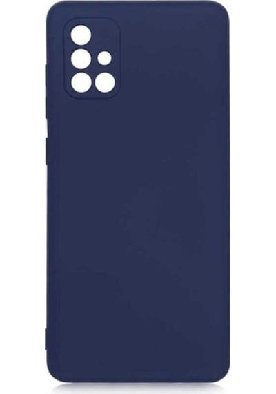 Samsung Uyumlu Galaxy A71 Kılıf Zore Mara Lansman Kapak Lacivert