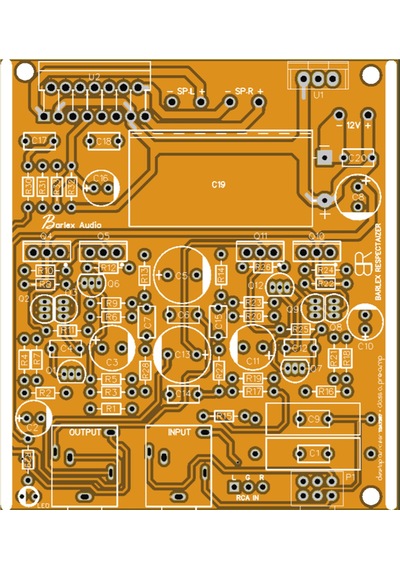 2*15 Watt Stereo Çift Kanal Amfi Devresi Tda7297 Watt Class A