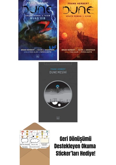 Dune Grafik Roman: 2. Kısım Muad Dib + Dune Grafik Roman 1. Kısım + Dune Mesihi