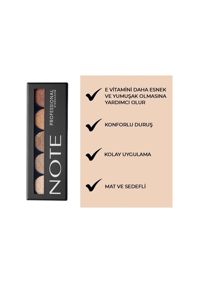 Professional Eyeshadow Mat Ve Işıltılı Toz Göz Far Paleti - 107 Metallic Rose