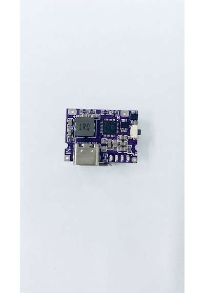 5v 3.1a Led Göstergeli Type-c 18650 Li-po/li-ıon Pil Şarj Ve Yükseltici Boost Modülü