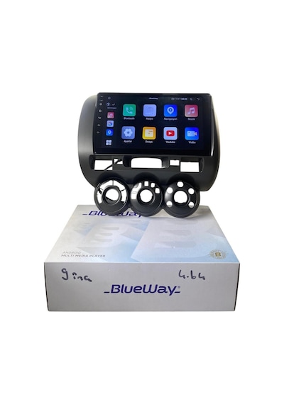 Honda Jazz Blueway 4-64 Profesyonel Oem Multimedia 9"