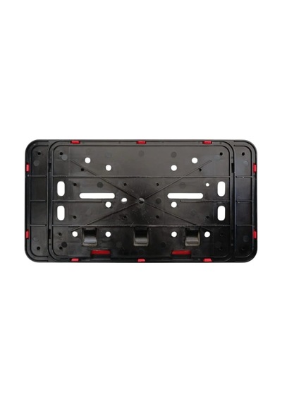 Trobus Dikdörtgen Plaka Altlığı Çerçeveli Plakalık 32x17 Cm 1 Adet Kırmızı