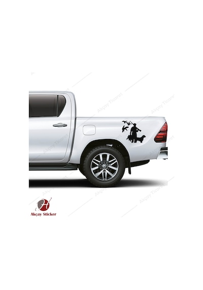 Avcı Sticker Ördek Avı Sticker Çulluk Avı Sticker Oto Sticker