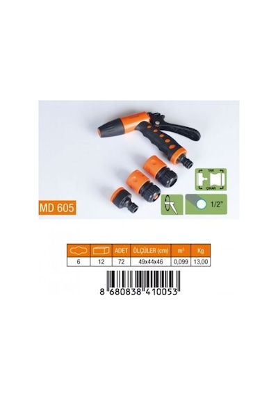 Medalyan Md605 Otomatik Tabanca 4'Lü Set 1/2