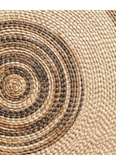 Madame Coco Janvry Yuvarlak Kilim - Bej/krem - 120 Cm 8684427193266 Çok Renkli