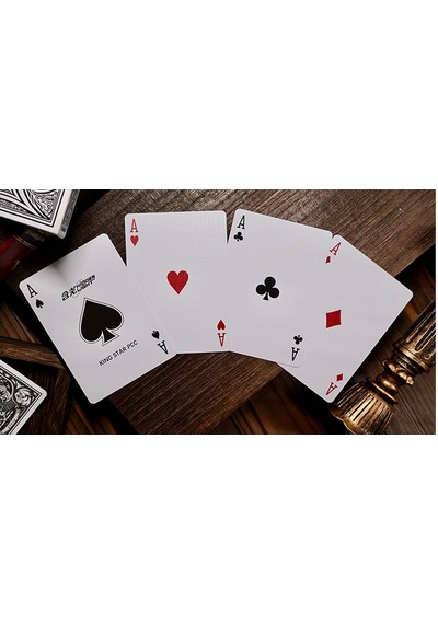 King Star Sanctuary Black Premium Oyun Kağıdı Koleksiyonluk İskambil Kartları