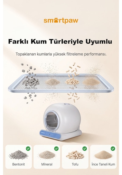 Nova Cat Akıllı Otomatik Kedi Tuvaleti Distribütör Garantili Nova Cat Akıllı Otomatik Kedi Tuvaleti Distribütör Garantili